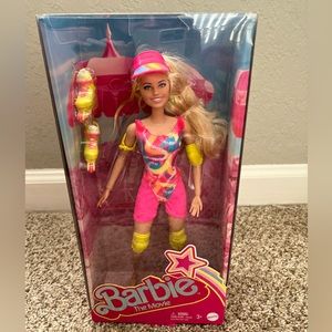 NEW Barbie the Movie Barbie Doll in Inline Skating Outfit Collectible